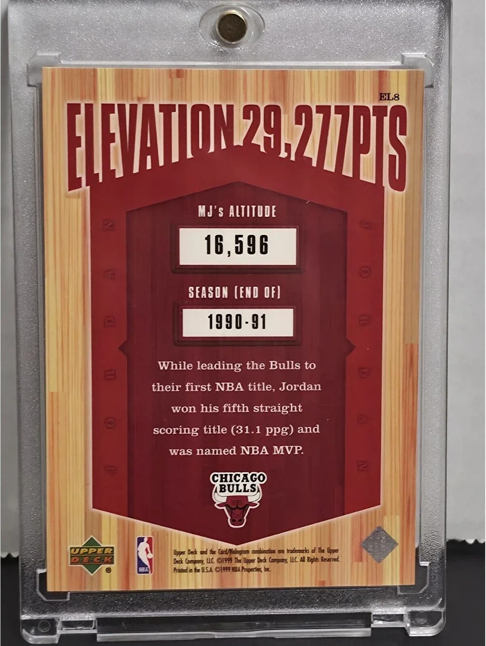 Upper Deck Athlete of the Century Elevation 29277 Pts Michael Jordan Bulls